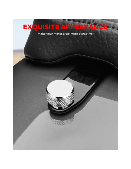 Tornillo de Asiento Trasero Cromado Amazicha para Harley 1996-2025