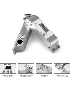 Cerradura Eléctrica AMOCAM 12V NC para Puertas de Madera y Metal 2