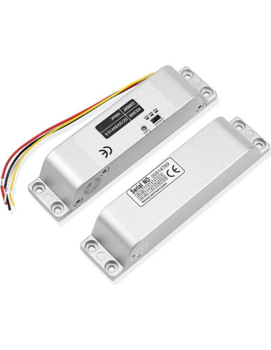 Cerradura Eléctrica AMOCAM 12V NC para Puertas de Madera y Metal