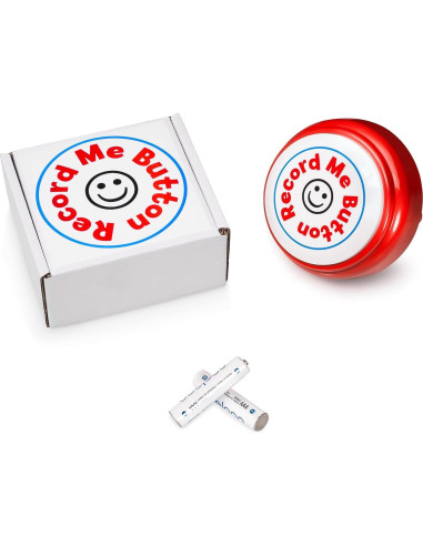 Botón Grábame Rojo - Grabador de Audio 30 Segundos