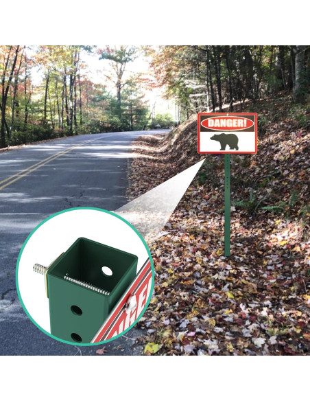 Kit de Montaje Antirrobo para Señales IRONDIY - 8 Tornillos 6.35 cm