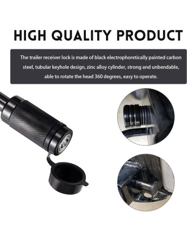 Bloqueo Antirrobo de Receptor de Enganche Ohleats 5/8"