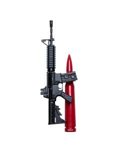 Antena de Bala Antirrobo VMS Racing AR-15 Rojo 13.97 cm