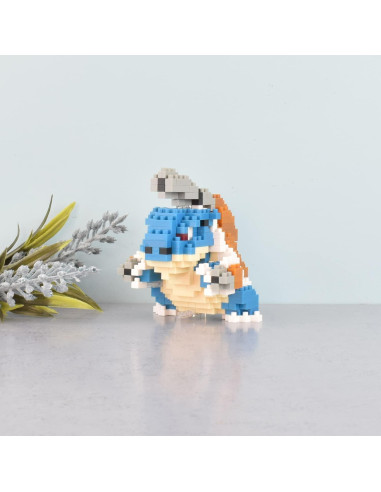 Nanoblock Mega Blastoise Pokémon - Kit de Construcción 360 Piezas
