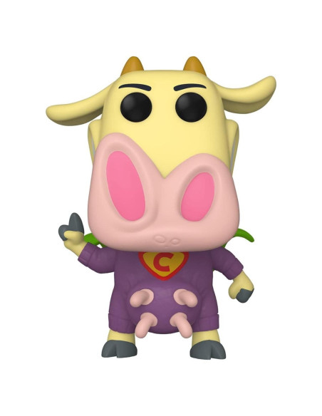 Figura de Vinilo Pop! Funko Cow & Chicken Superhero Cow