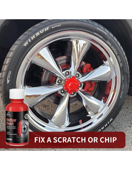 Pintura para Caliper de Freno SENVEN Rojo Brillante 1.5 oz