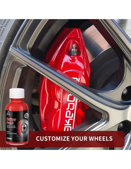 Pintura para Caliper de Freno SENVEN Rojo Brillante 1.5 oz