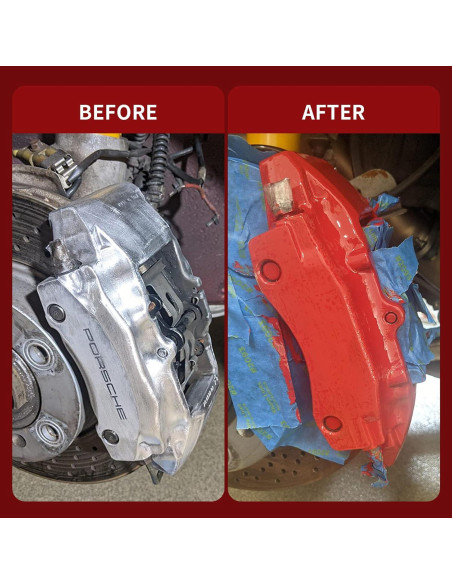 Pintura para Caliper de Freno SENVEN Rojo Brillante 1.5 oz