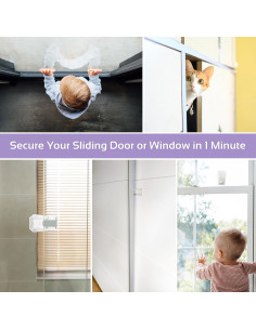 Cerraduras de Seguridad para Niños Oxlay - 2 Paquete Transparente 2