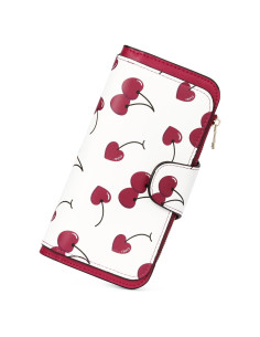 Billetera CLUCI para Mujeres de Cuero Sintético con Bloqueo RFID