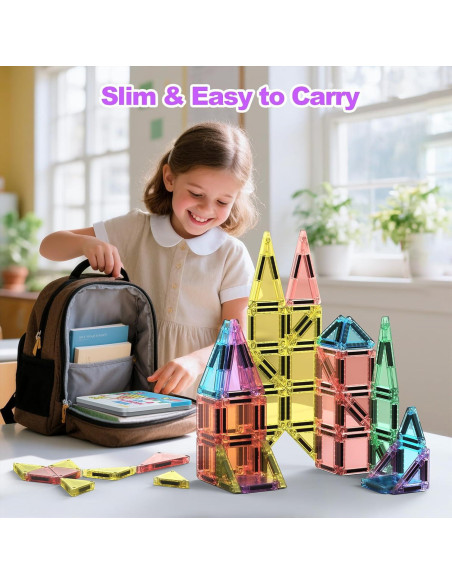 Juego de Azulejos Magnéticos BAIJLE 46 Piezas para Niños 3+