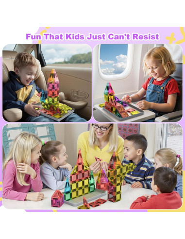 Juego de Azulejos Magnéticos BAIJLE 46 Piezas para Niños 3+