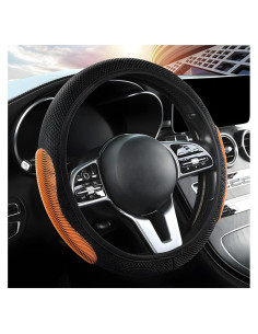 Cubierta de Volante KHGUZ 38 cm Antideslizante Transpirable