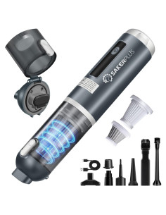 Aspiradora Inalámbrica SakerPlus HL-159 4 en 1 16000PA Gris