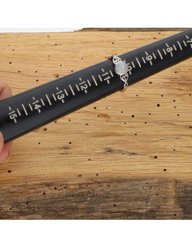 Medidor de Dedos The Beadsmith - Tallas 1-13, Plástico Durable