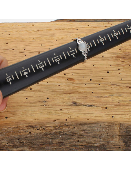 Medidor de Dedos The Beadsmith - Tallas 1-13, Plástico Durable Medidor de Dedos The Beadsmith - Tallas 1-13, Plástico Durable