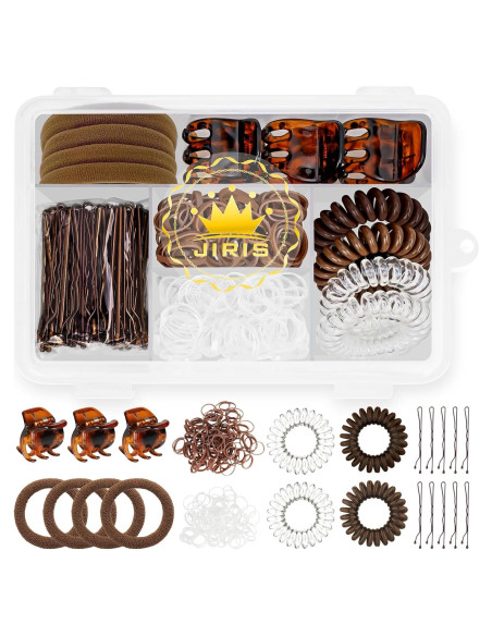 Set de Gomas de Pelo Elásticas JIRIS para Niñas - 100 Unidades