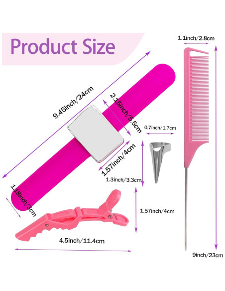 Juego de Herramientas para Trenzar Cabello Zorliton 23 Piezas