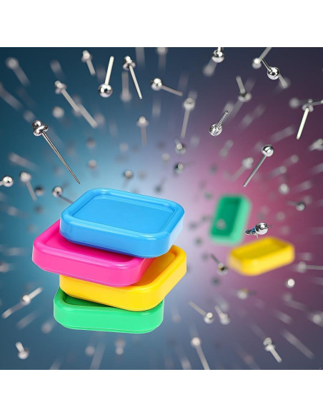 Set de 3 Almohadillas Magnéticas Cuadradas Yxinjy para Alfileres