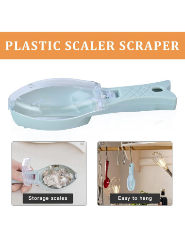 Juego de 7 Piezas Removedor de Escamas Worldity Acero Inoxidable