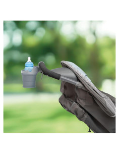 Soporte Plegable para Tazas Nuby Gris - Multiuso y Ajustable