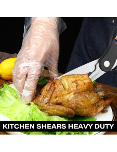 Tijeras de Cocina DARK EDGE con Soporte Magnético 23.5 cm 2