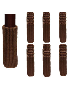 Calcetines para Patas de Silla Xintian 24 Pcs Marrón - Protección Piso