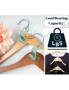 Conectores de Ganchos para Perchas Alnoor USA 100 Piezas 2