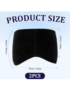 2 Diademas Calentadoras de Oídos Apausvcm - Forro Polar 2