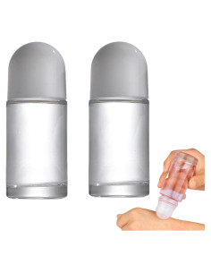 2 Botellas de Rodillo de Vidrio 50ml Galepromot a Prueba de Fugas