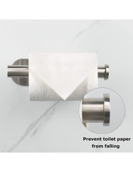 Soporte de Papel Higiénico Adhesivo HUANING - Acero Inoxidable