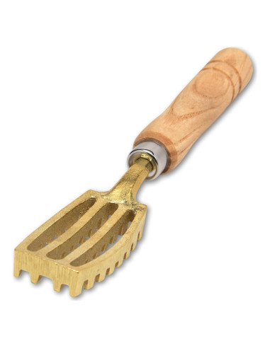 Cepillo para Escalar Pescado Kwizing - Hecho en Japón, 32 Dientes de Latón