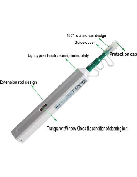 Bolígrafo de limpieza Zeasun para conectores SC FC ST 2.5mm