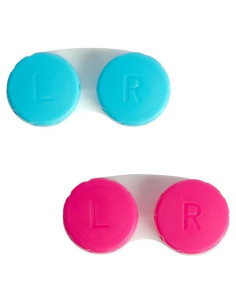 Estuche para Lentes de Contacto Colorido - 2 Pcs, KS-13