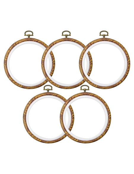 Aros de Bordado Redondos Guofa 5 Piezas 12.7 cm Duraderos