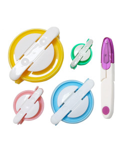 Juego de Herramientas para Pompoms CHELIZIYA 4 Tamaños con Tijeras