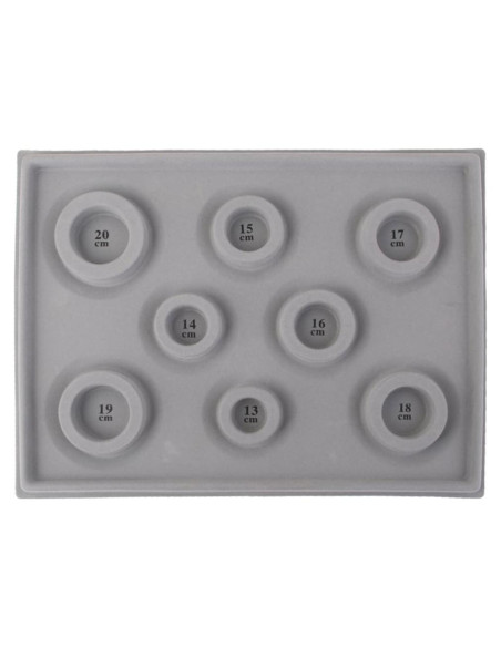 Tablero de Joyería Portátil GooDay 25.9x34.5cm Gris