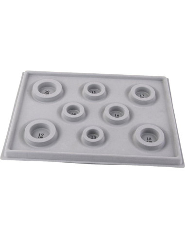 Tablero de Joyería Portátil GooDay 25.9x34.5cm Gris