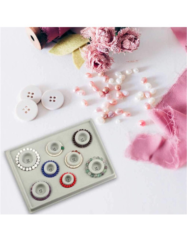 Tablero de Joyería Portátil GooDay 25.9x34.5cm Gris