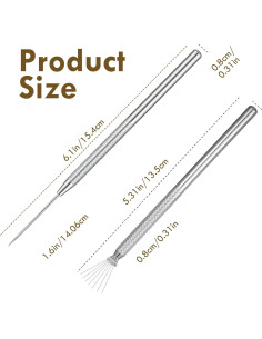 Juego de 4 Herramientas de Escultura de Arcilla FdcZeyxior 2