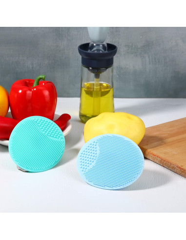 Juego de 2 Cepillos de Silicona Yinkin para Verduras 10x8 cm