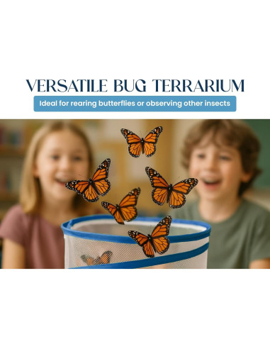 Jaula Plegable para Mariposas Nature Gift 30.5cm Malla Transpirable