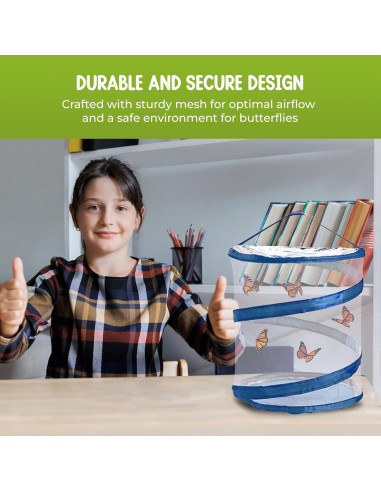 Jaula Plegable para Mariposas Nature Gift 30.5cm Malla Transpirable