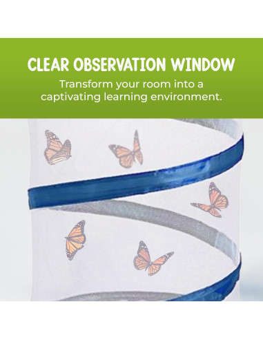 Jaula Plegable para Mariposas Nature Gift 30.5cm Malla Transpirable