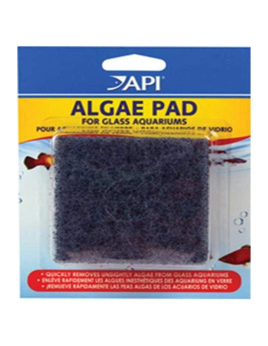 Almohadilla de Algas API para Acuarios de Vidrio 24 cm