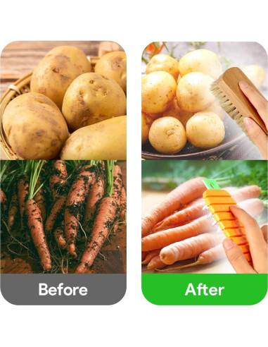 Juego de Cepillos para Verduras SXoonKing - 2 Piezas