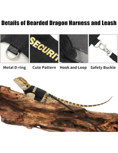 Arnés y Correa Ajustable KYLELOVE para Dragón Barbudo 2