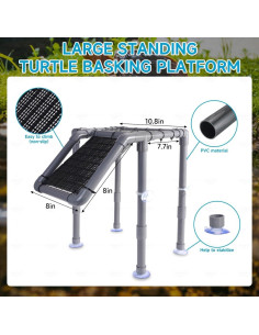 Plataforma de Basking para Tortugas SKARUS 30.48 cm con Rampas 2