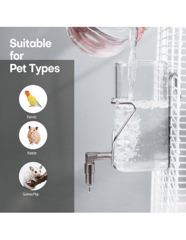 Botella de Agua para Mascotas HardcorePet 350ml Acero Inoxidable