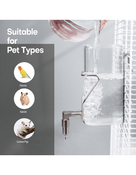 Botella de Agua para Mascotas HardcorePet 350ml Acero Inoxidable